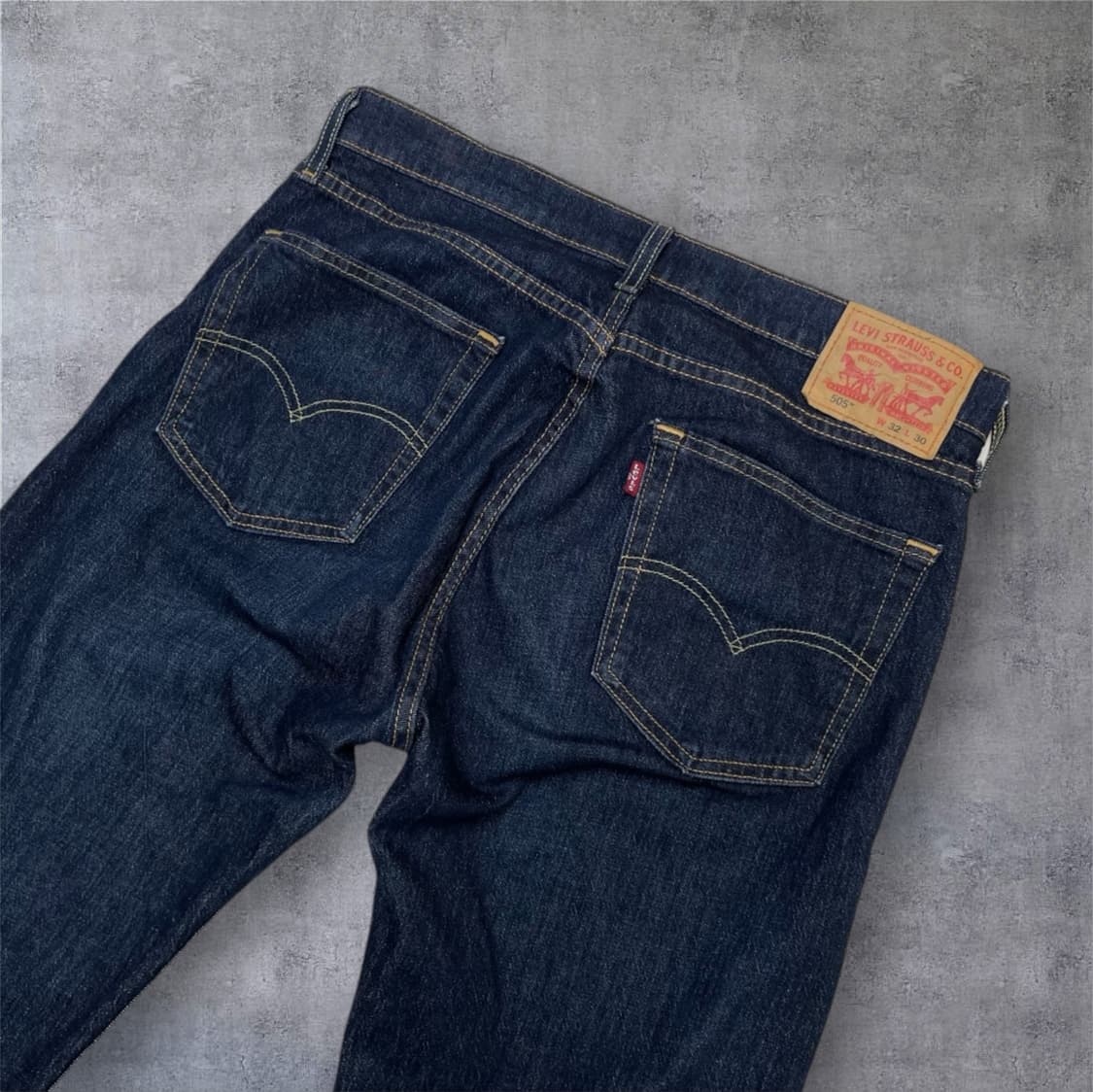 리바이스 Levi’s 505 진청 레귤러 스트레이트 데님팬츠 W32L30 상품이미지6