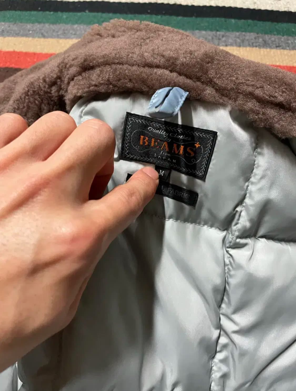 빔즈 퀄티드 다운 자켓- M(100~105) 상품이미지6