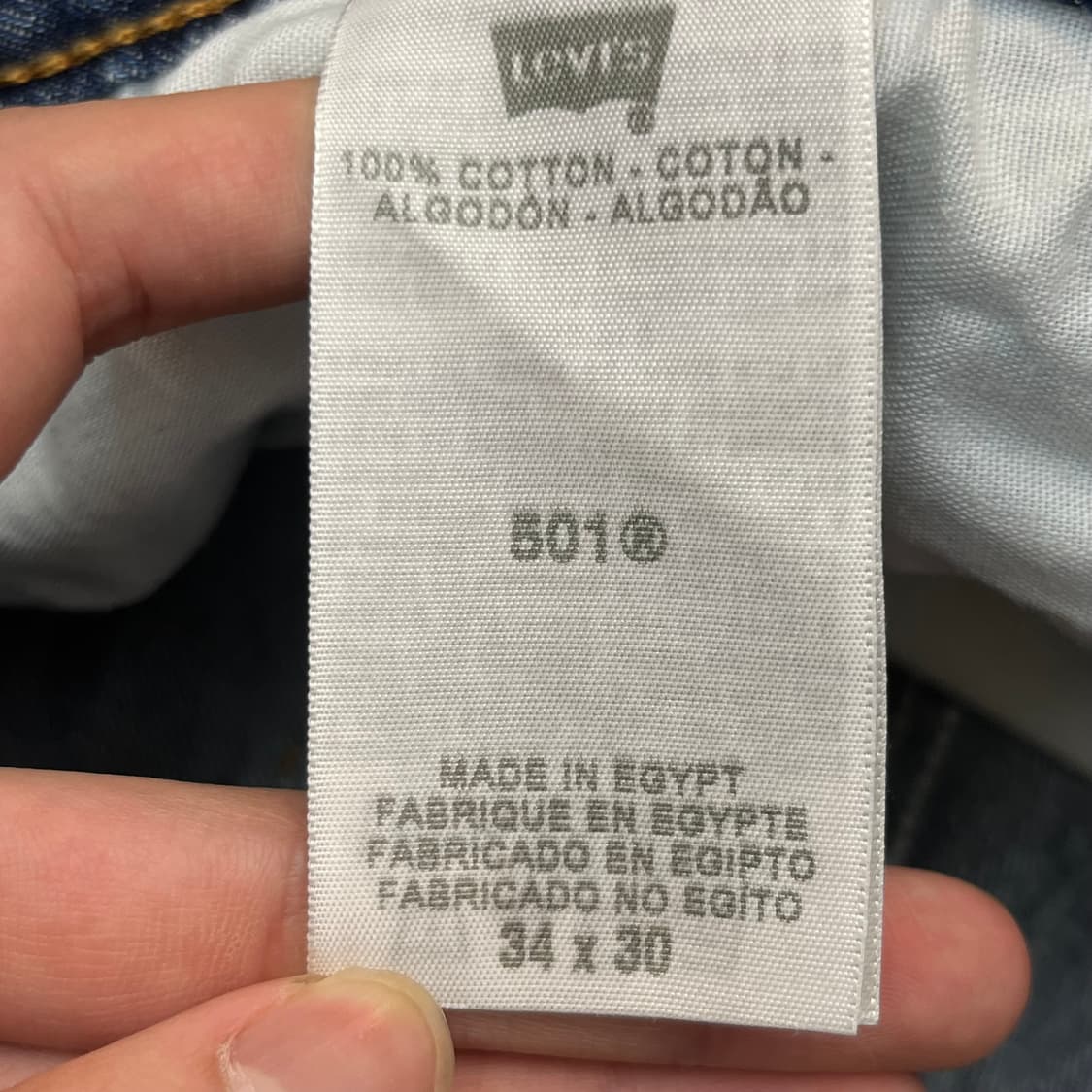 리바이스 501 오리지널 남성 데님 (34) 상품이미지5