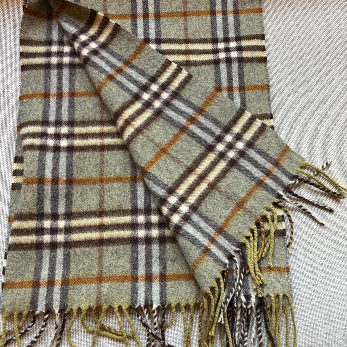 [정품] Burberrys 버버리 캐시미어 100% 노바체크 머플러 상품이미지6