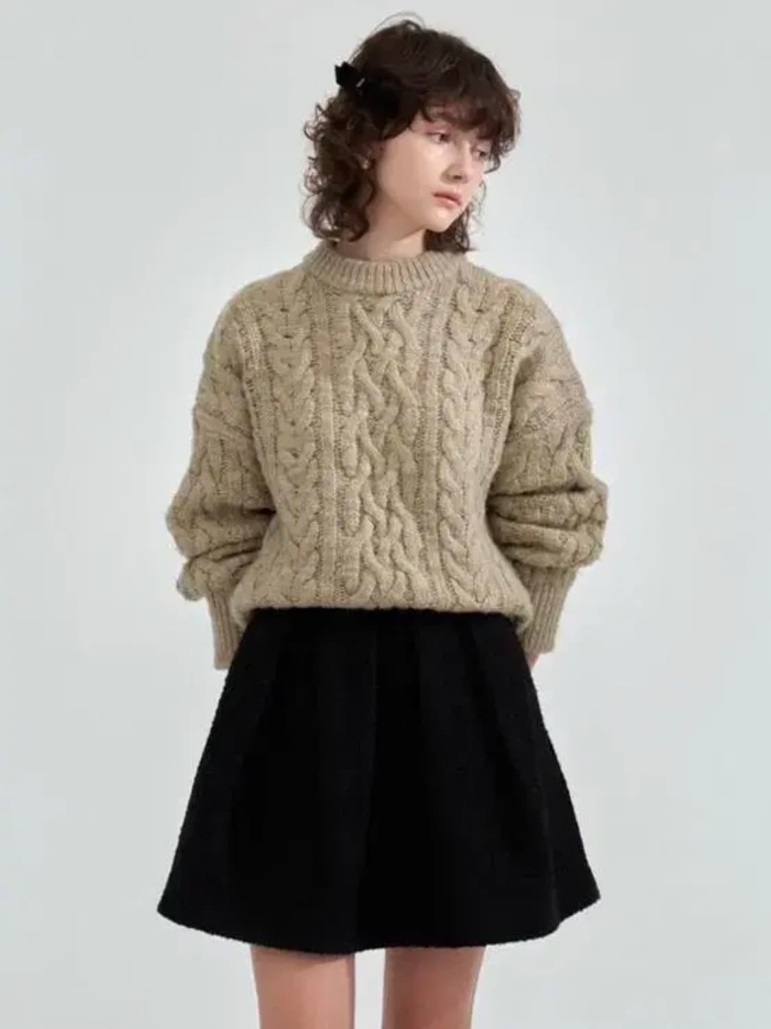 더바넷 팅키 부클 스커트 상품이미지1