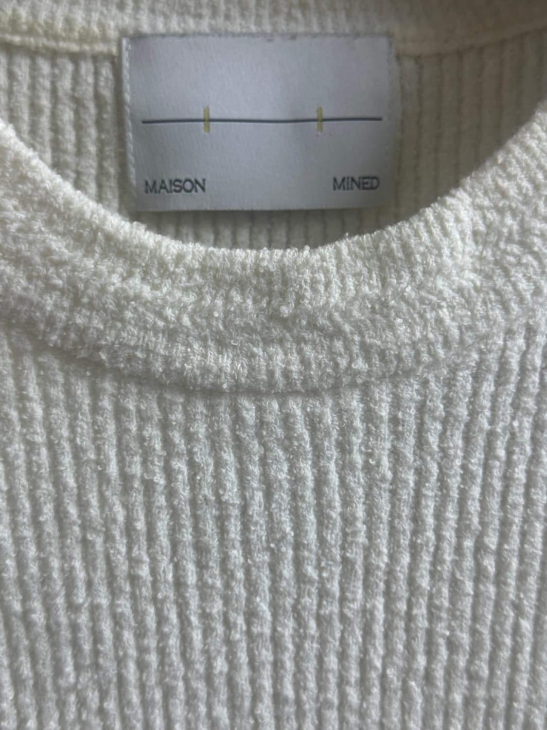 메종미네드 /니트 반팔 / L 상품이미지2