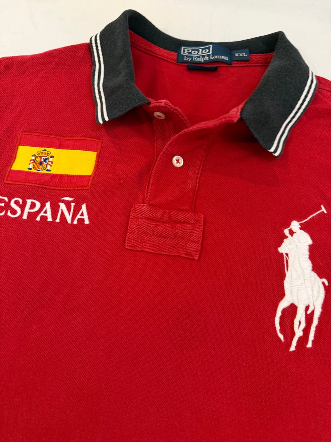 폴로 랄프로렌 빅포니 치프키프 스페인 카라티 레드 상품이미지3