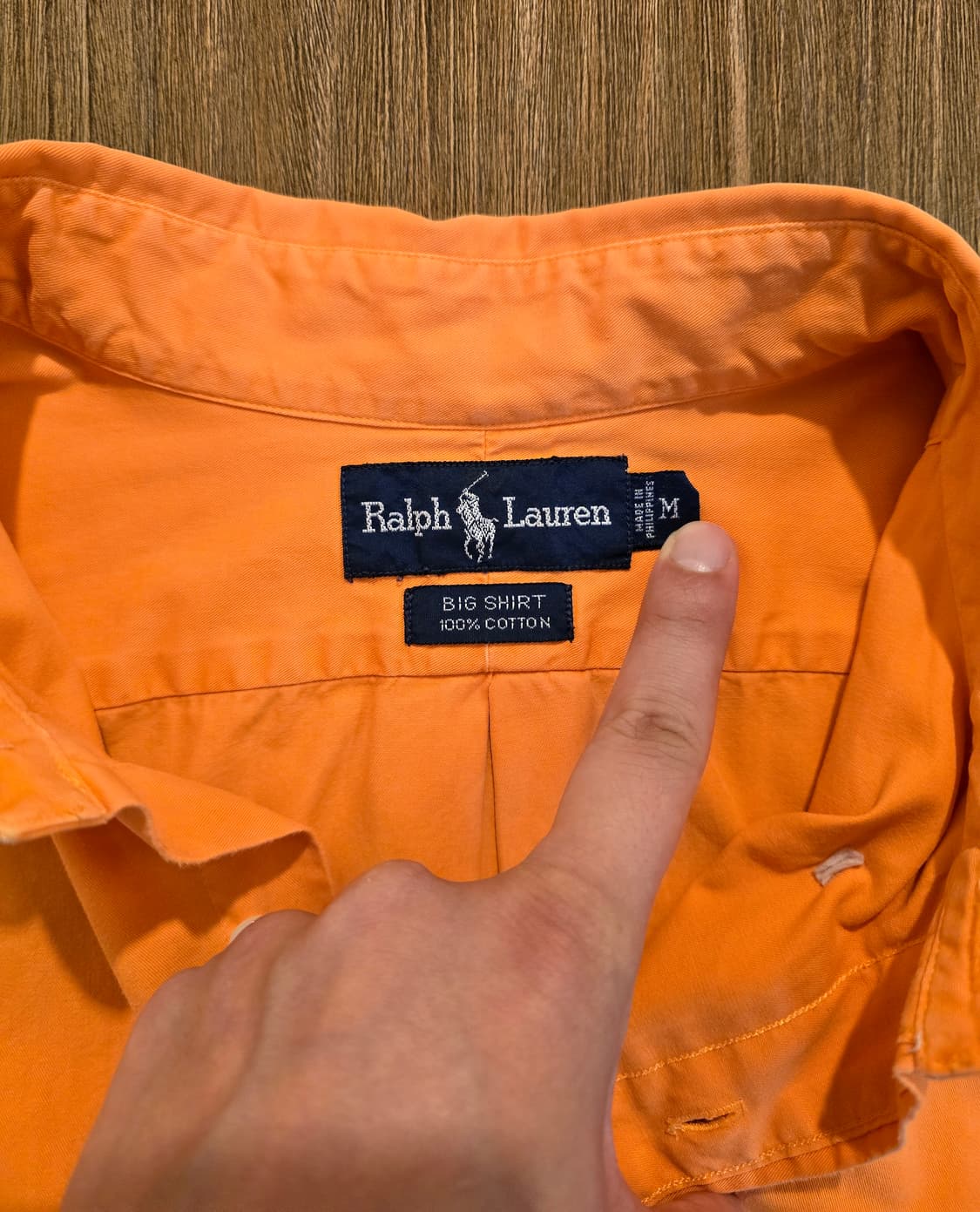 Polo BIG SHIRT 오렌지 (폴로 빅셔츠) 상품이미지2