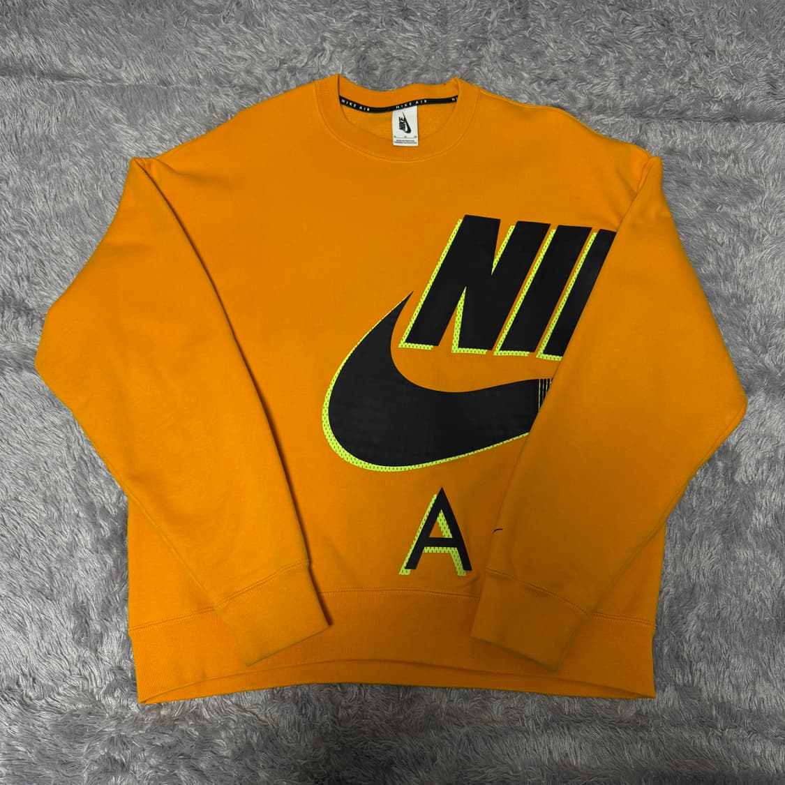 [XL] 나이키x킴 존스 플리스 크루 써킷 오렌지 상품이미지1