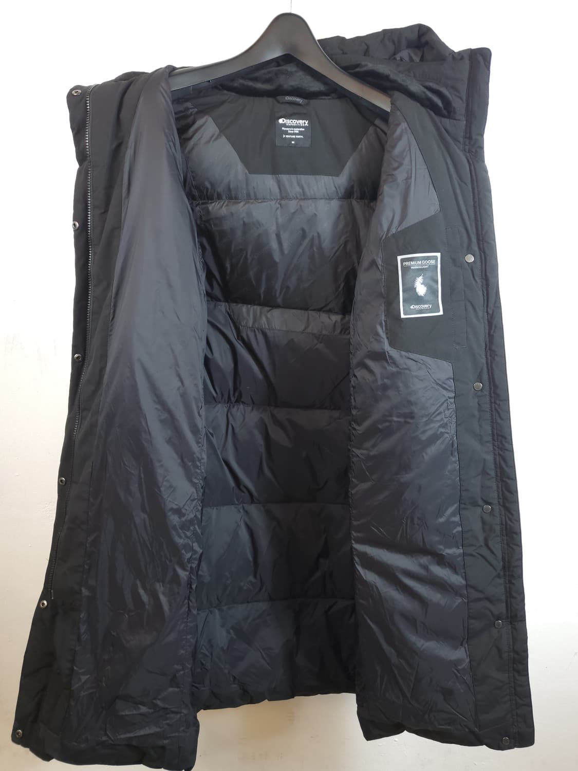 디스커버리 레스터G RDS  프리미엄구스롱패딩 블랙 90 S 상품이미지7