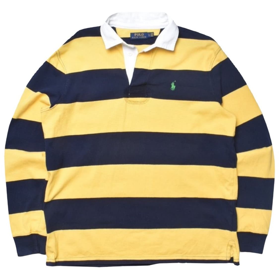 폴로 랄프로렌 스트라이프 럭비셔츠 L N0884 상품이미지1