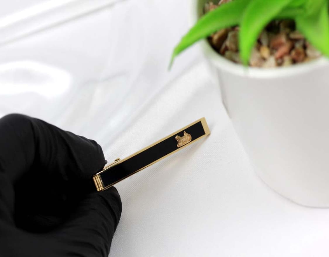 셀린느 A등급 5cm 남자 명품 넥타이핀 빈티지 상품이미지4