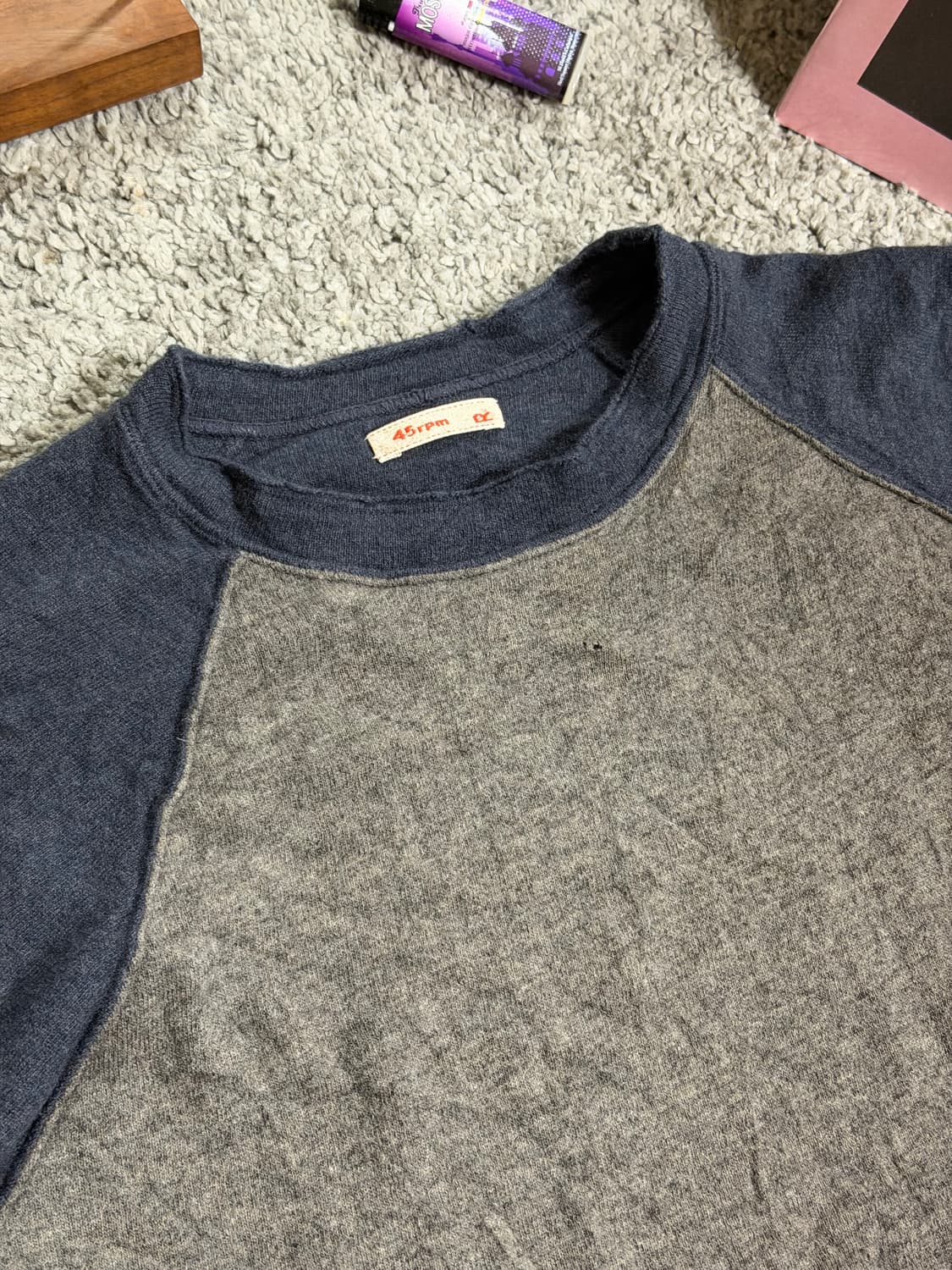 45rpm 리버시블 래글런 니트 상품이미지2