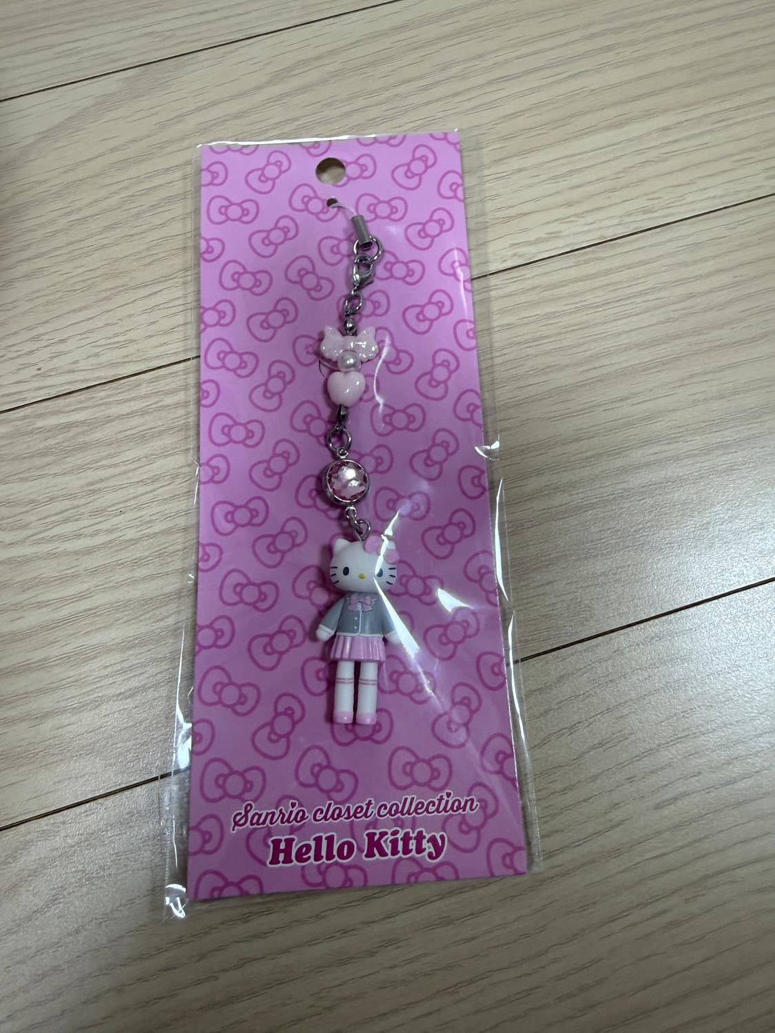 키티 롱다리 교복 스트랩 키링 상품이미지1