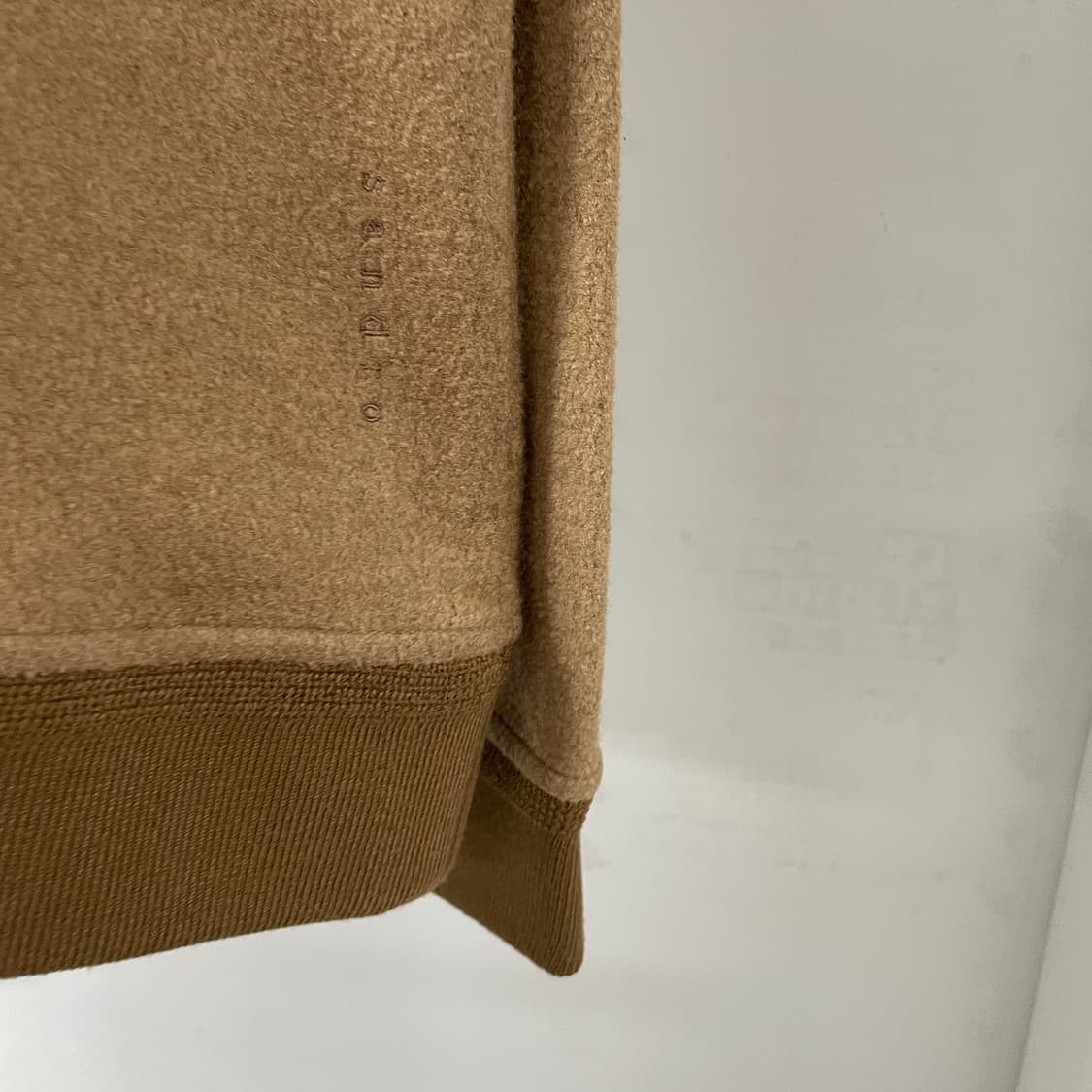 산드로 로고 맨투맨 베이지 M 상품이미지5