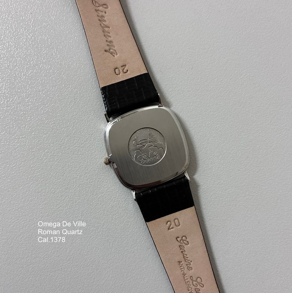 1980s Omega De Ville Roman Quartz  상품이미지6