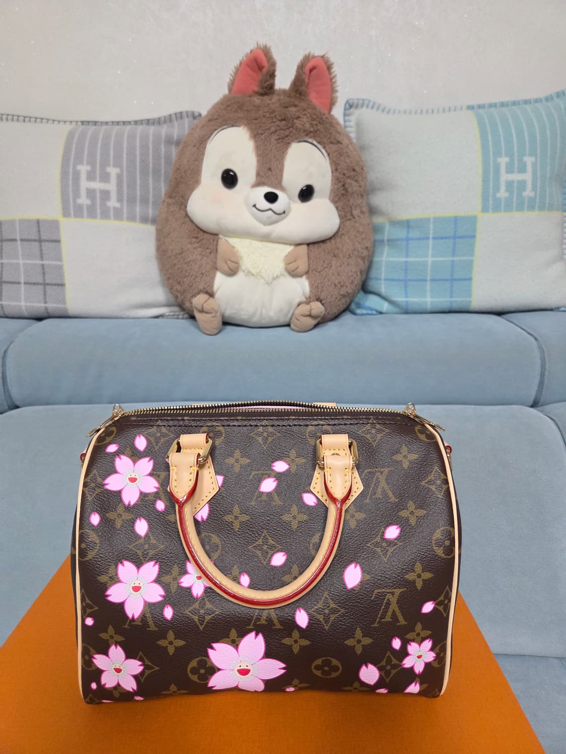 루이비통 x 무라카미 타카시 스피디 반둘리에 25 상품이미지2