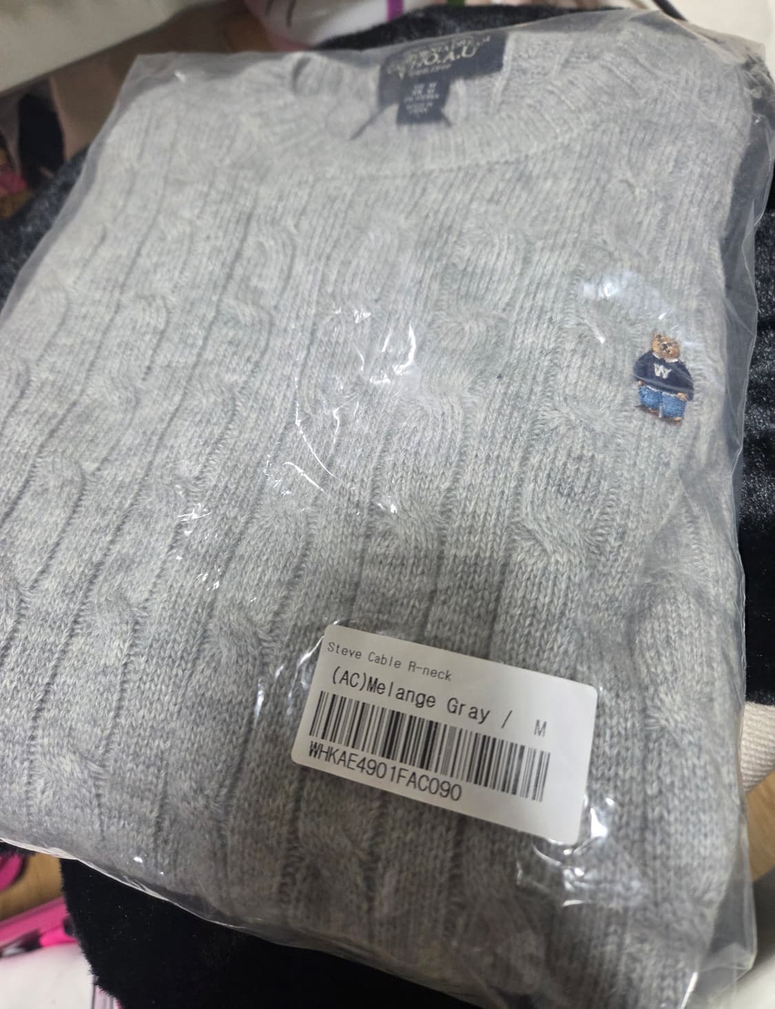 Steve cable R-neck (M) 상품이미지2