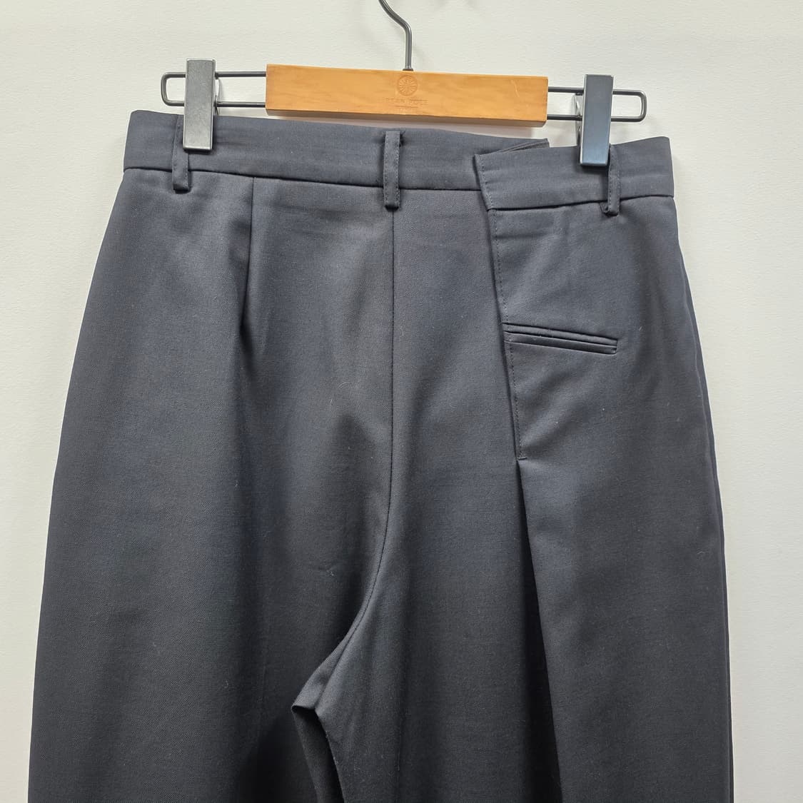 1170 [ MORE THAN YESTERDAY] 블랙 슬랙스 와이드핏 상품이미지6