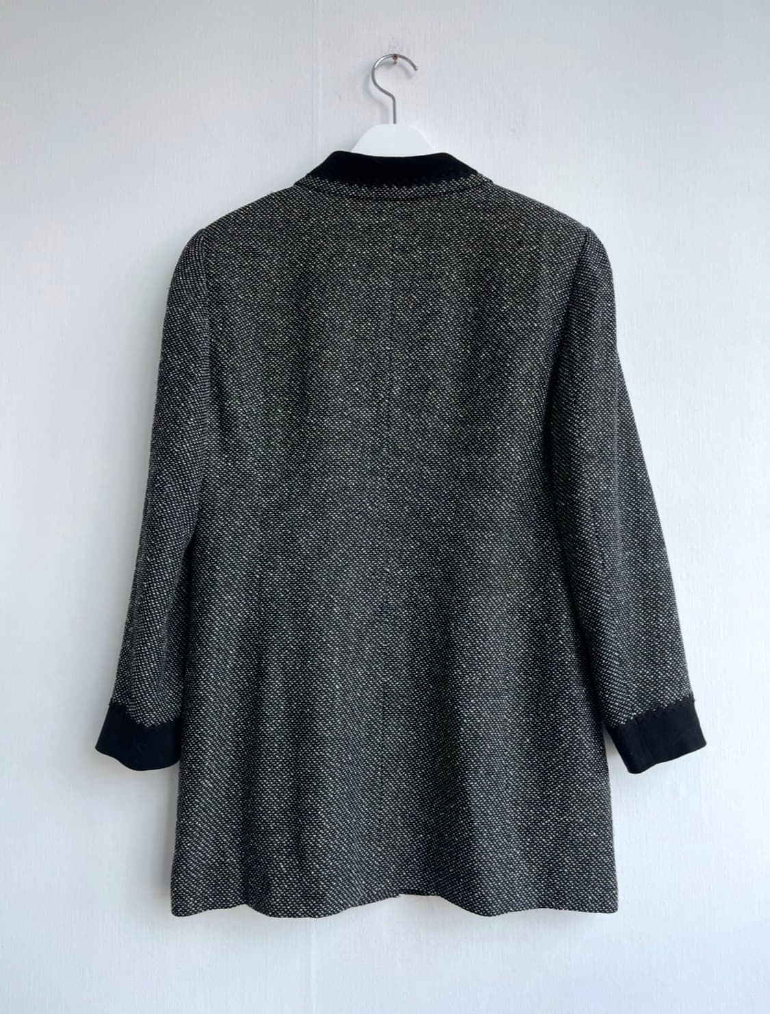 Addenda by RENOWN 블랙 카라 트위드 자켓 상품이미지6