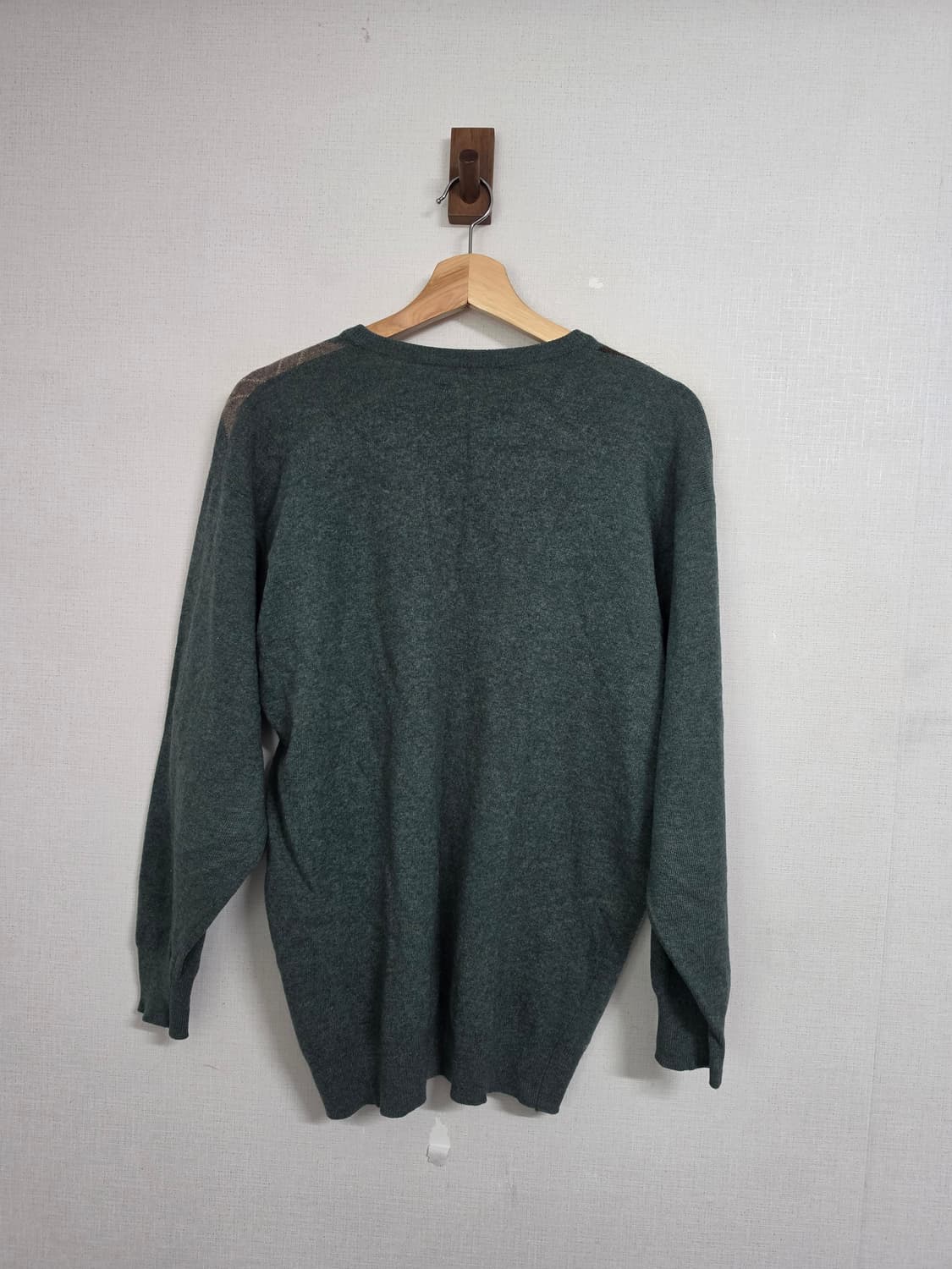 배리 BARRIE 아가일 울 니트 42 상품이미지5