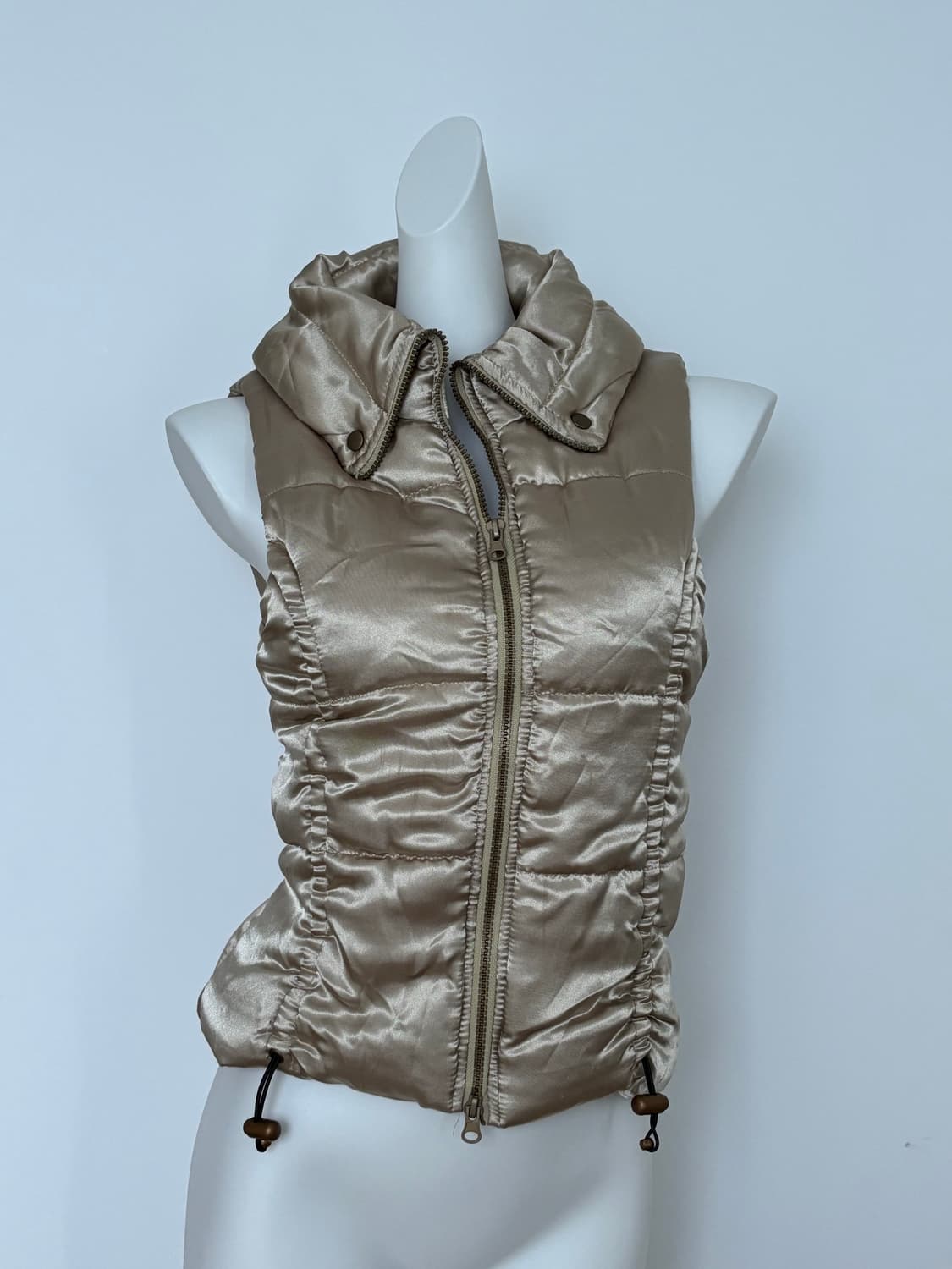 glitter gold vest padding 상품이미지1