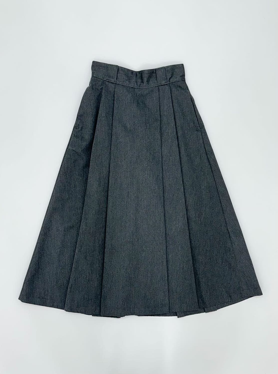 danton / 단톤 플리츠 스커트 36size  [챠콜] 상품이미지7