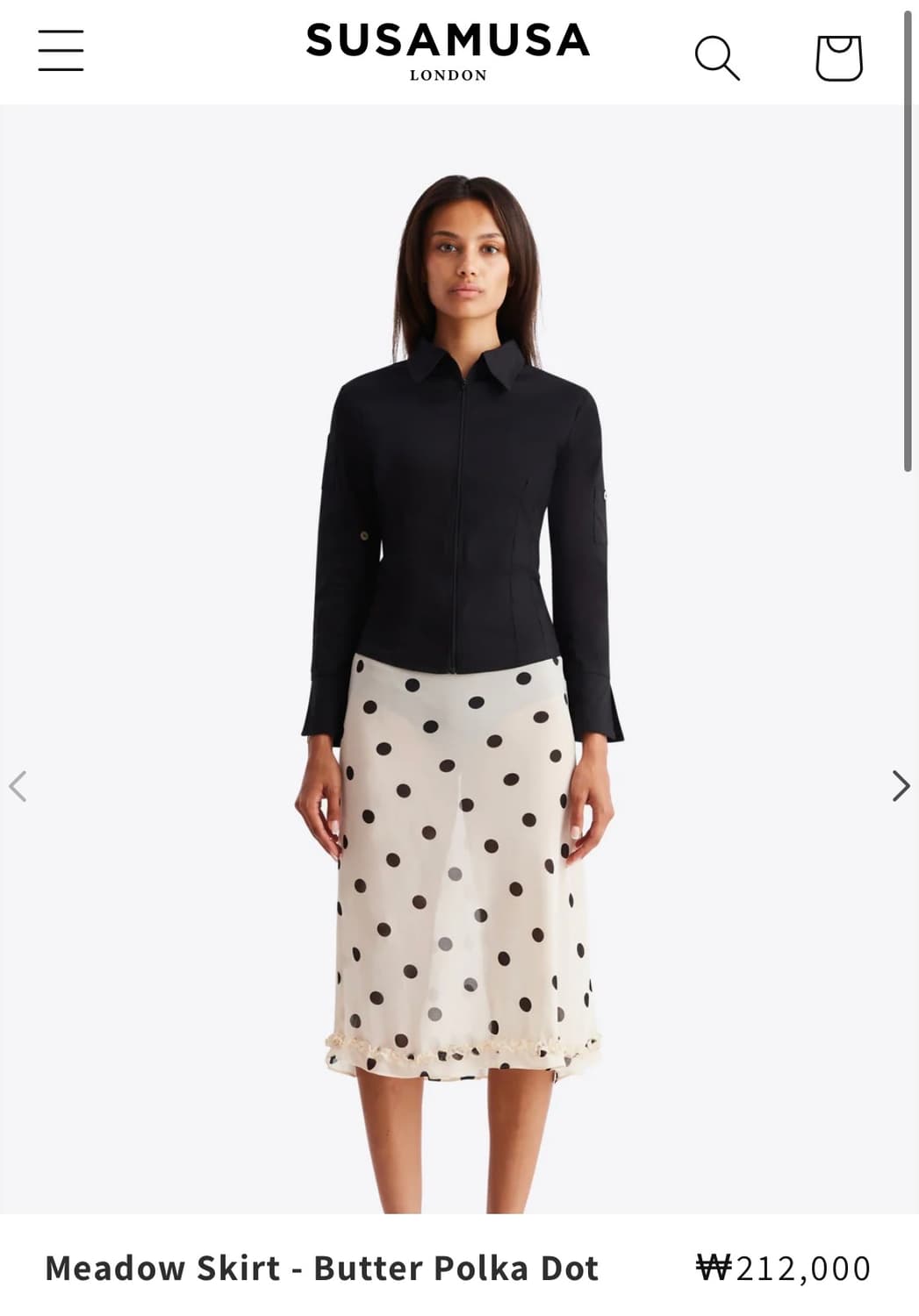 susamusa dot skirt 수사무사 도트스커트 상품이미지1