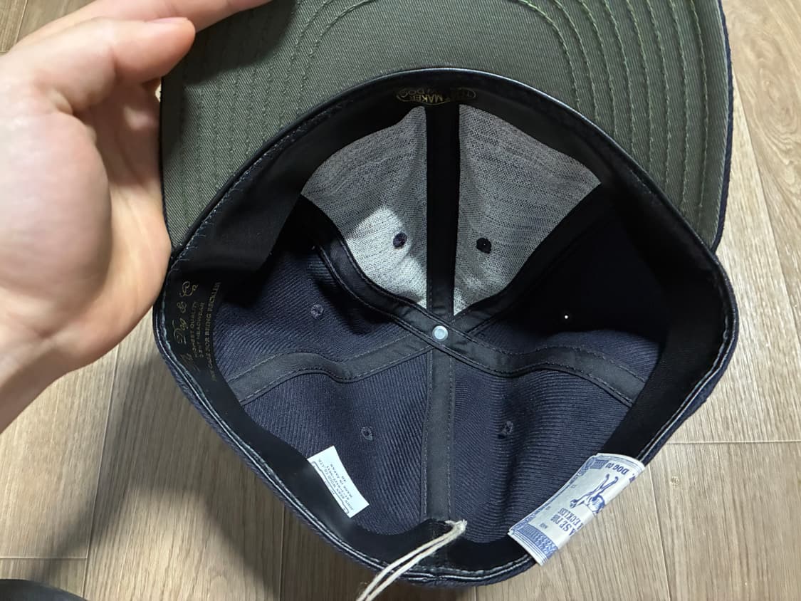 40) THE H.W. DOG & CO 도그앤코 베이스볼 캡 네이비 상품이미지3