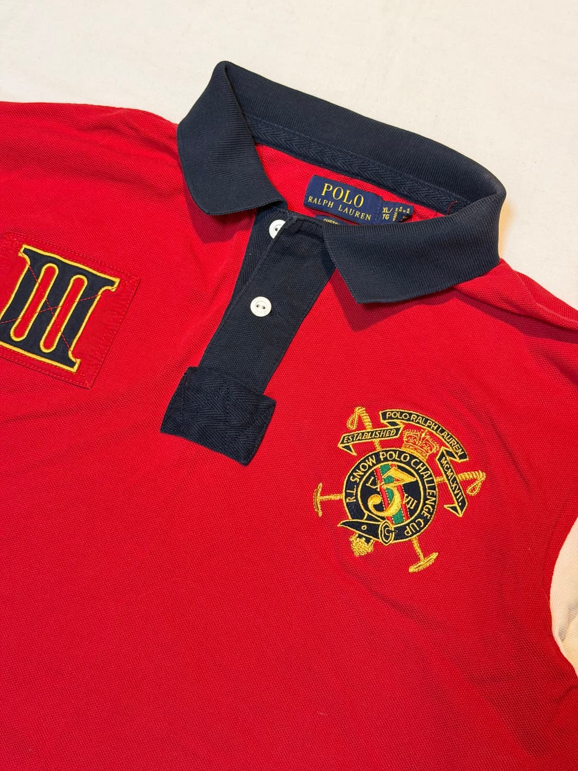 폴로 랄프로렌 빅포니 치프키프 롱슬리브 럭비티 레드 상품이미지2