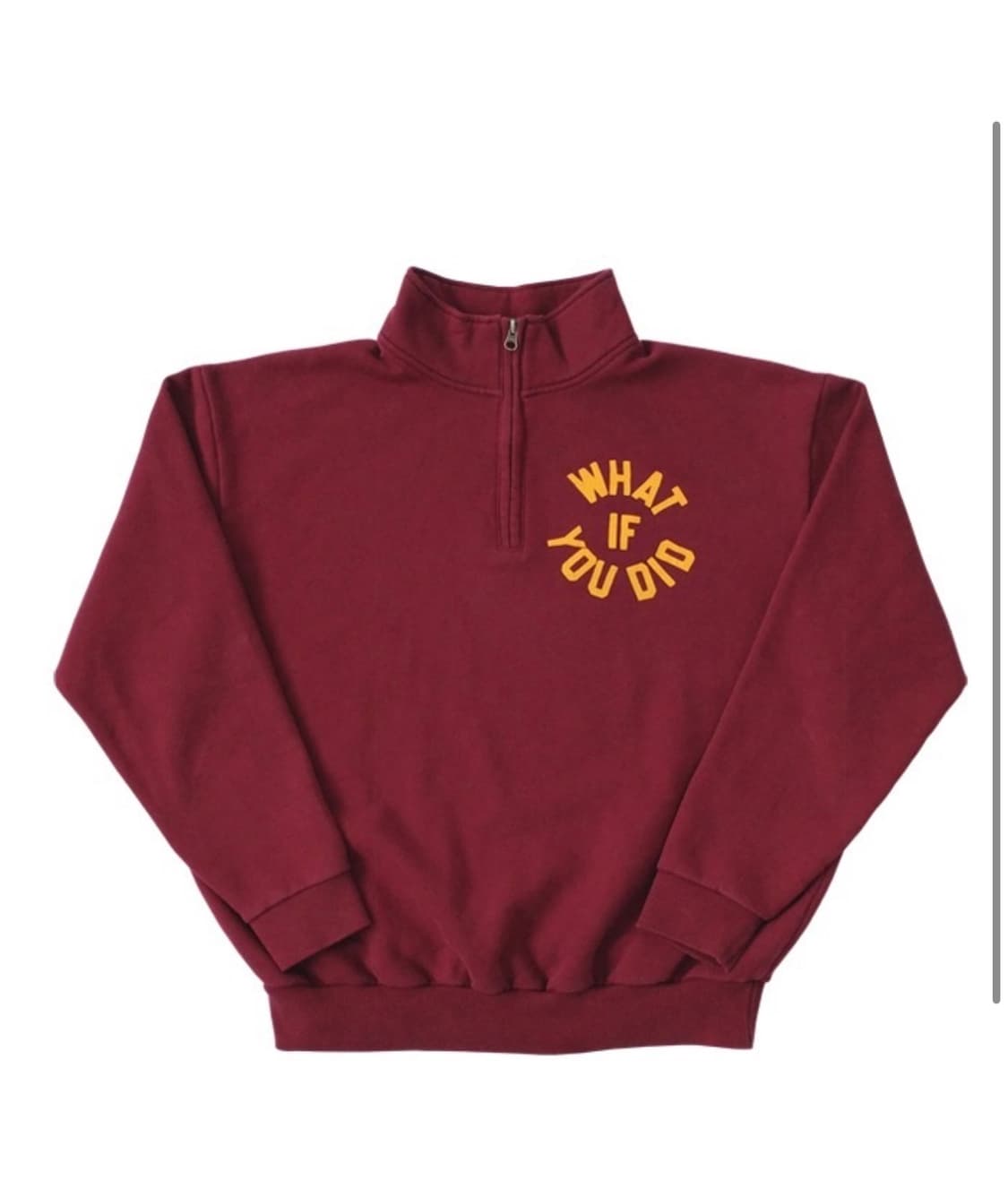 컬렉트피시스 하프집업 버건디 M 상품이미지1