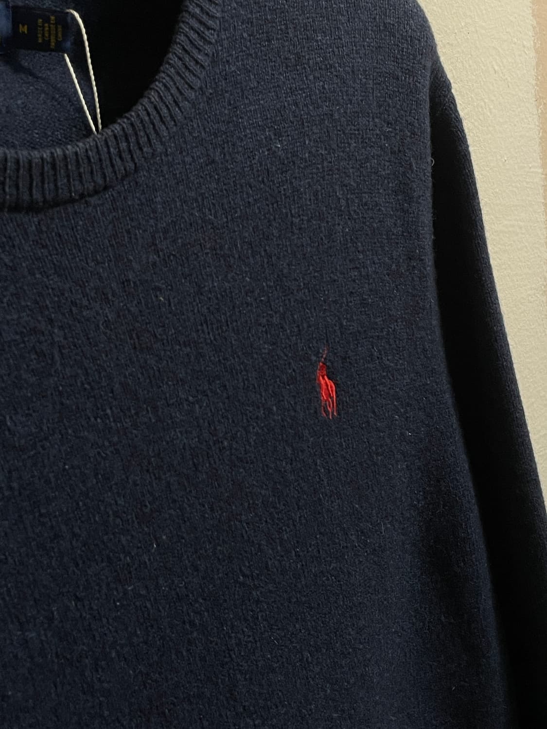 폴로 랄프로렌 네이비 울 니트 스웨터 상품이미지4