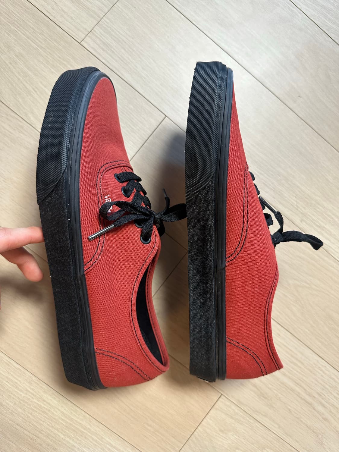 반스 어센틱 레드블랙 260 상품이미지2