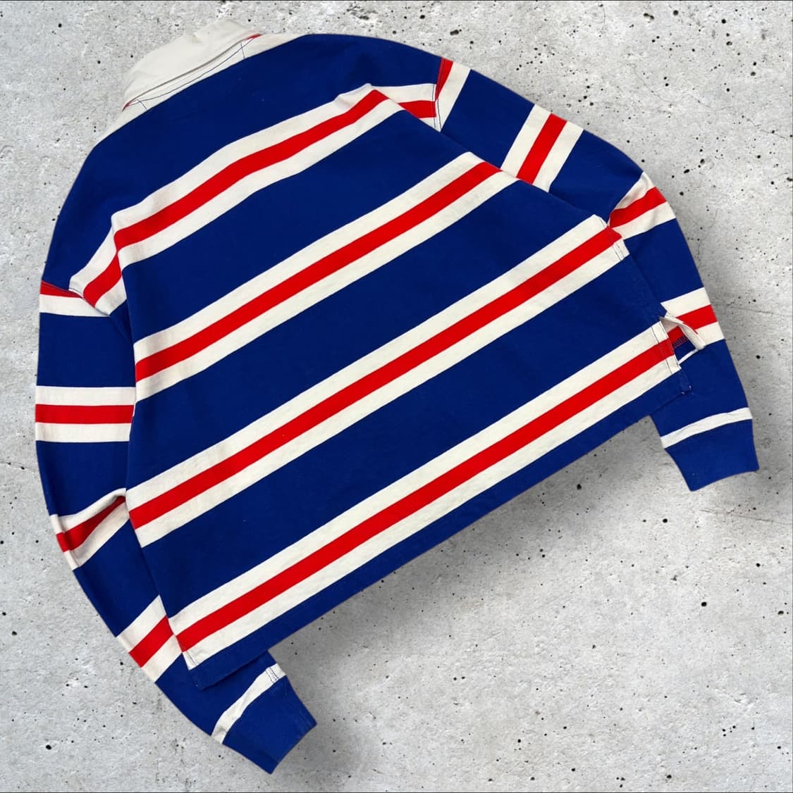 [XS] 폴로 랄프로렌 크롭 스트라이프 긴팔 럭비티 B466 상품이미지2