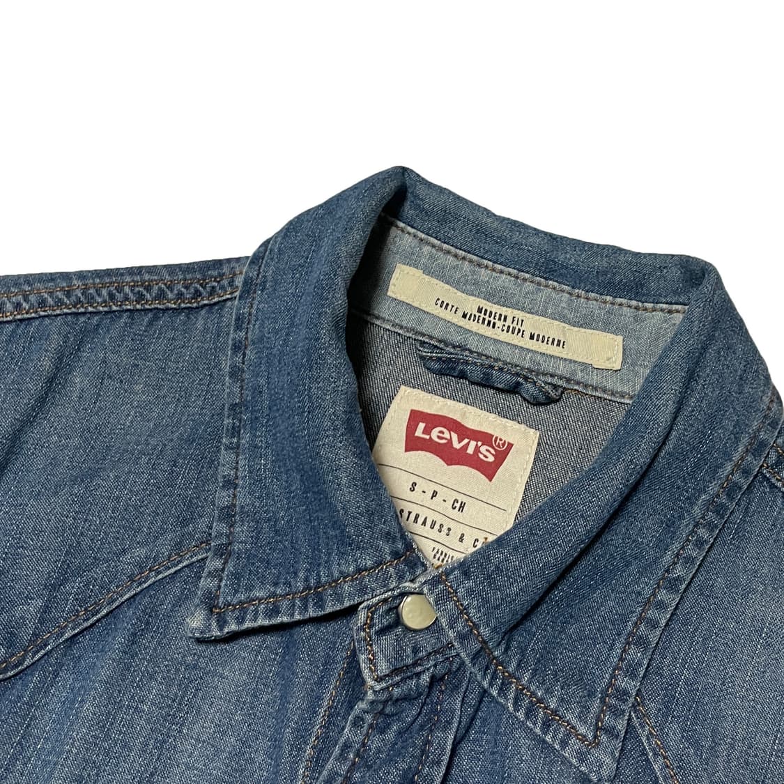 리바이스 블랭크탭 웨턴 데님 셔츠 상품이미지5