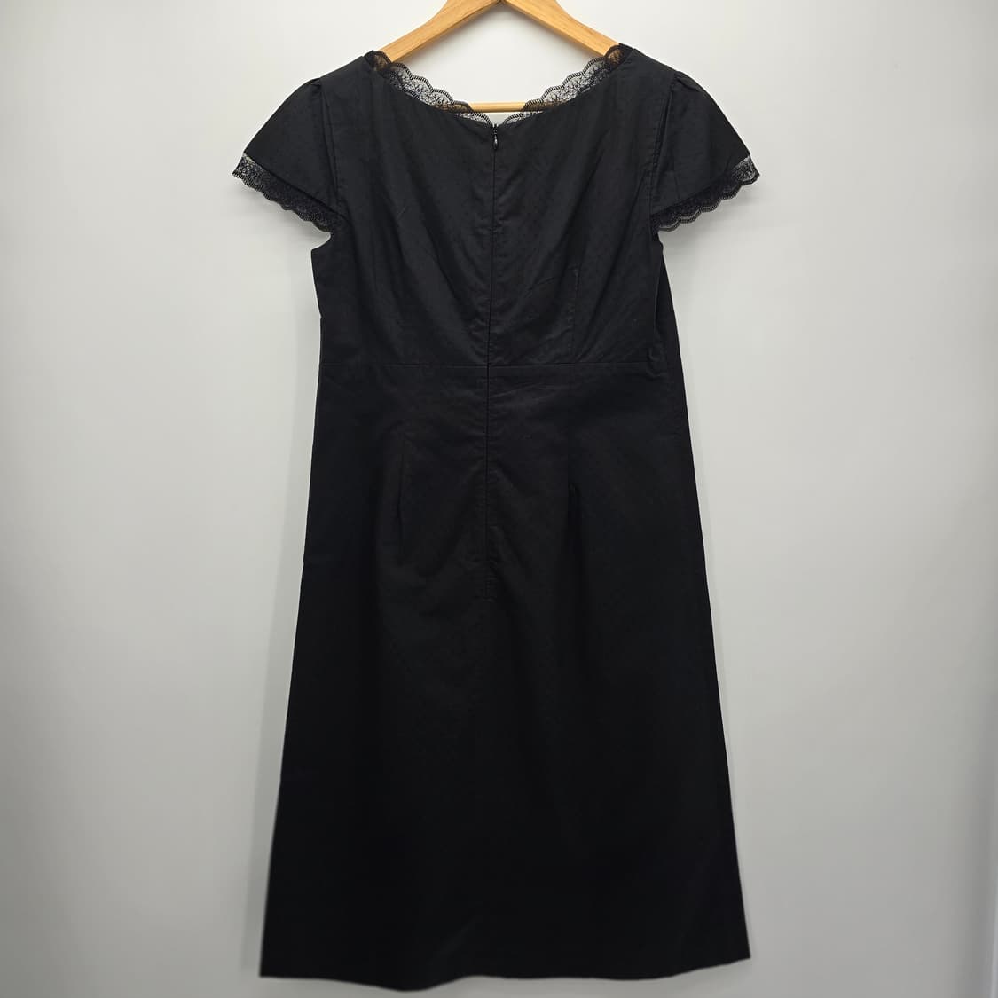 일본 빈티지 레이스 포인트 블랙 원피스 상품이미지7