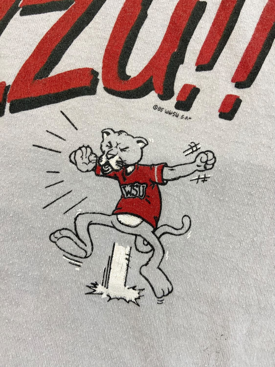 80's Washington State Cougars T-shirt 상품이미지3