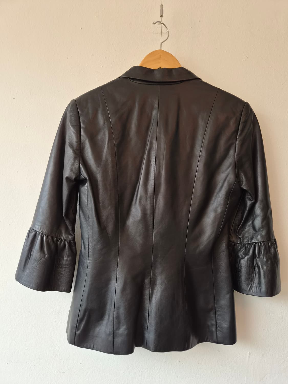 랄프로렌 여성 양가죽블랙7부자켓 상품이미지3