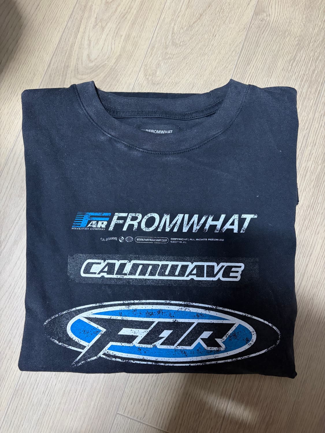 파프롬왓 반팔 블랙 2사이즈 상품이미지1