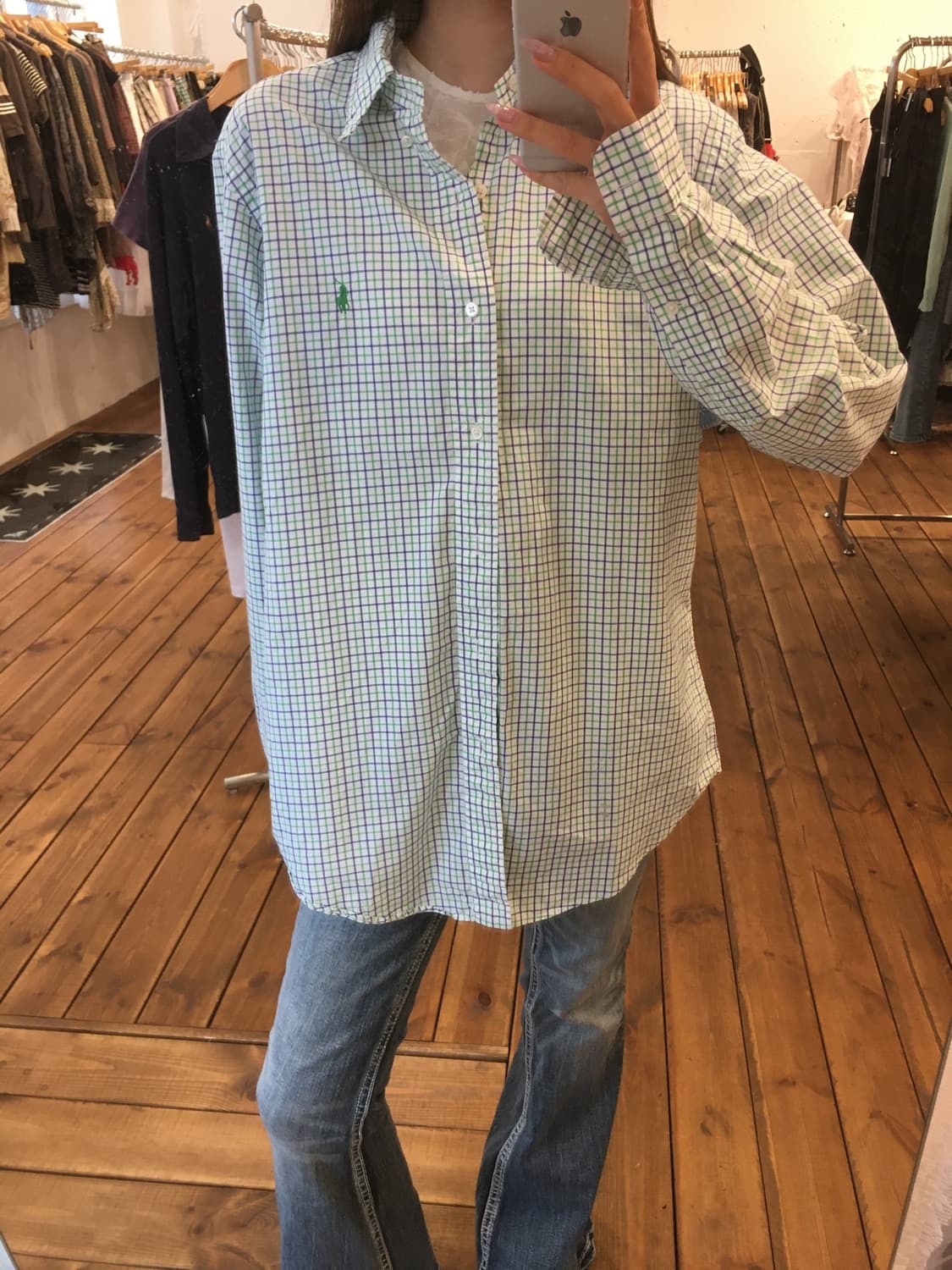 폴로 메론 네이비 셔츠 상품이미지3