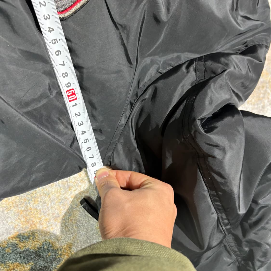 에비수 빈티지 봄버 퍼 후드 패딩자켓 상품이미지9