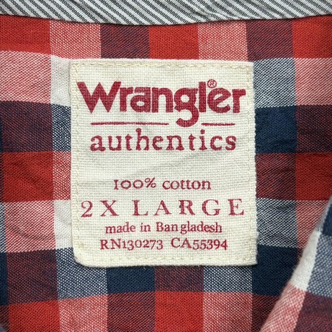 랭글러 체크셔츠 v1966 상품이미지5