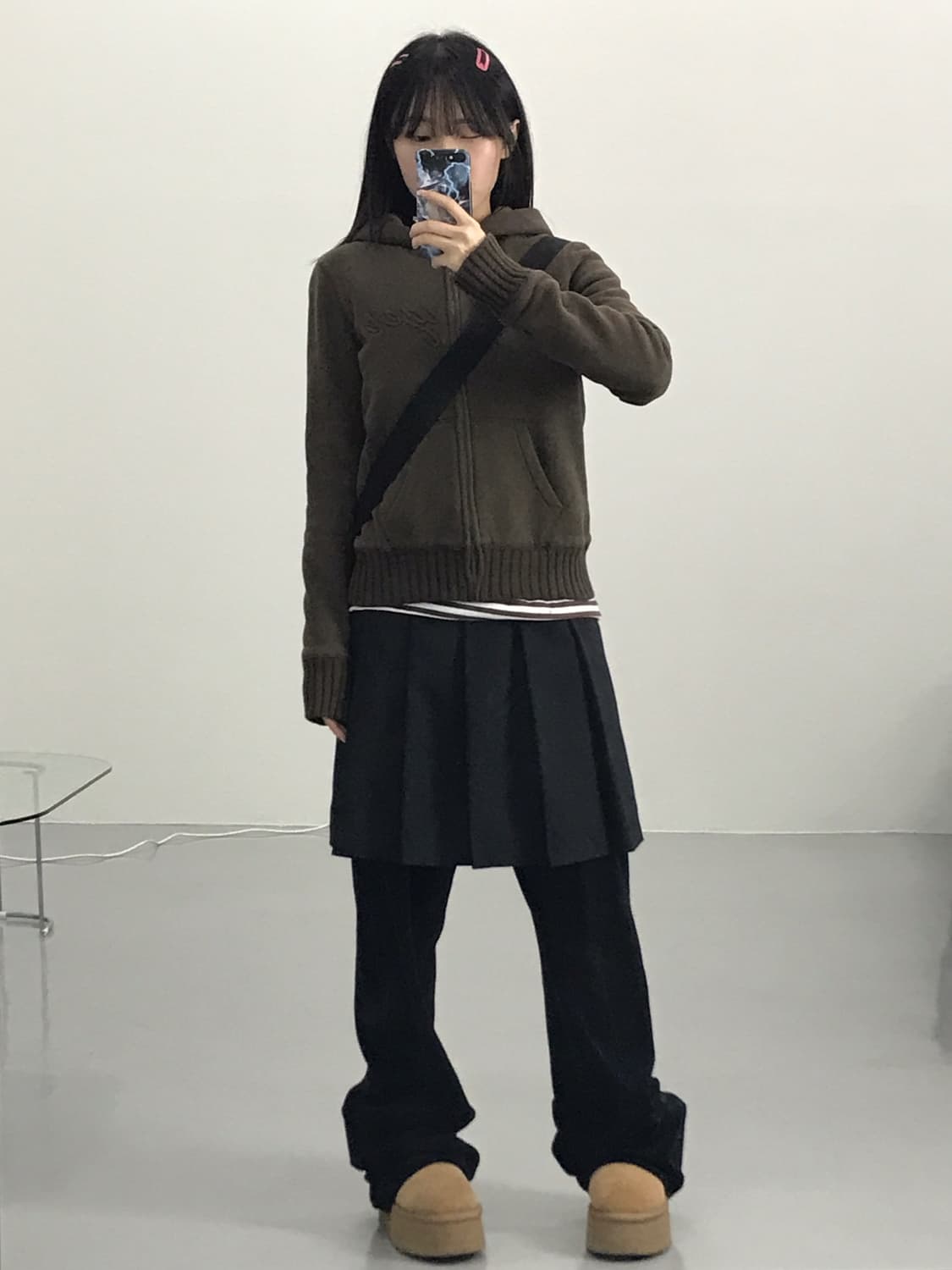 Tommy Hilfiger Brown Zip Up Hoodies 상품이미지1