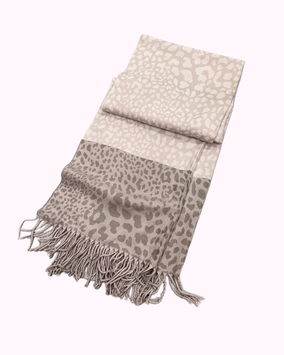 two-tone pink leopard muffler 상품이미지1