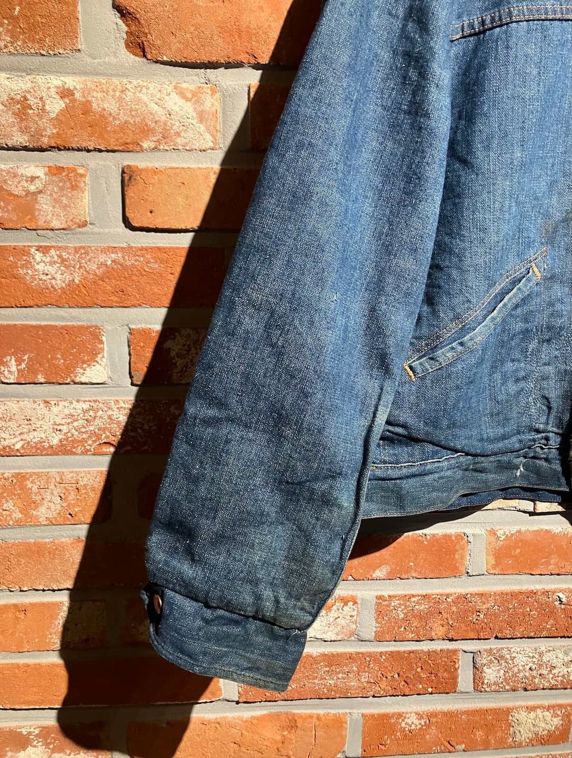 70s USA 빈티지 랭글러 매버릭 셰르파 데님 자켓 상품이미지3