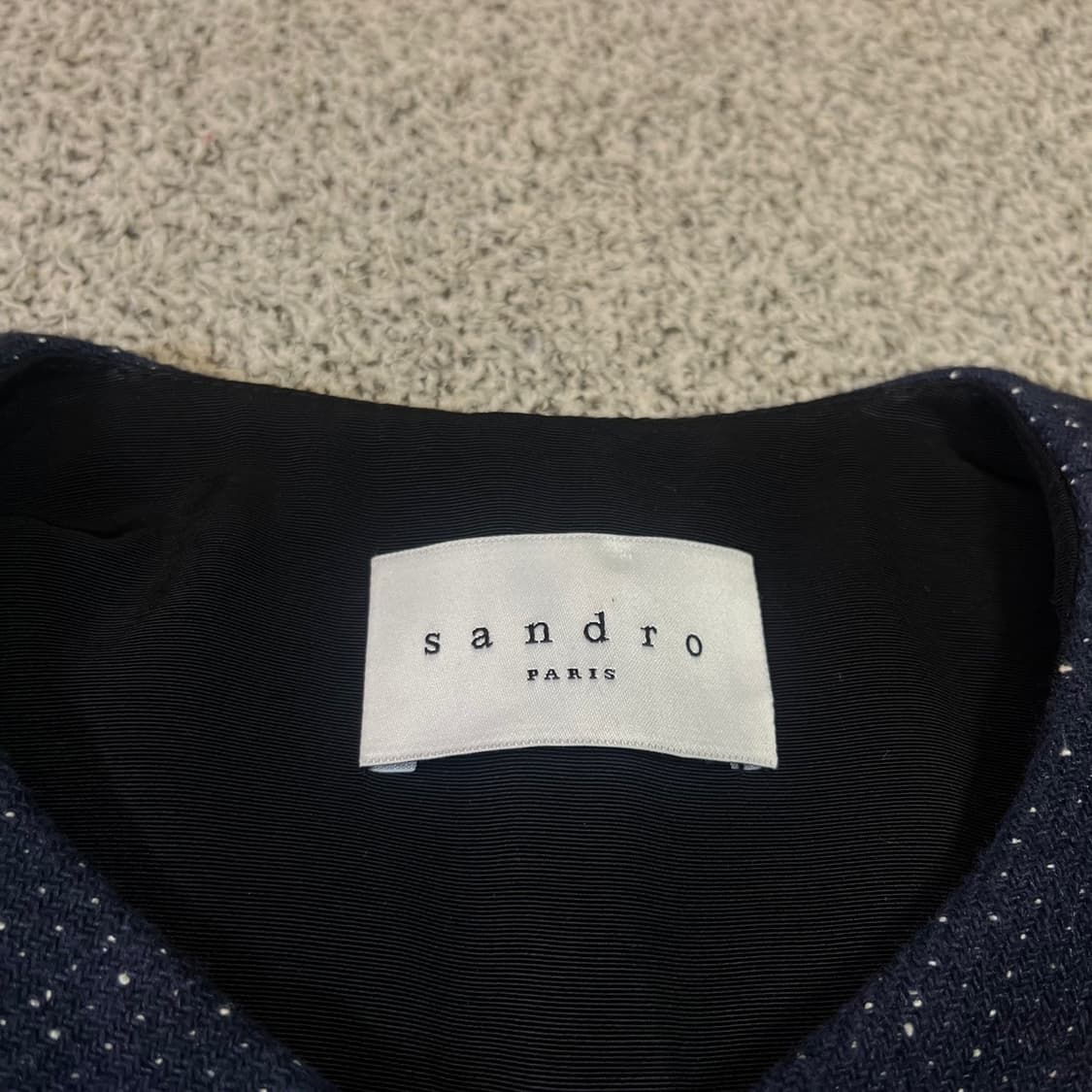 산드로 우먼 프린지 트위드 자켓 상품이미지3