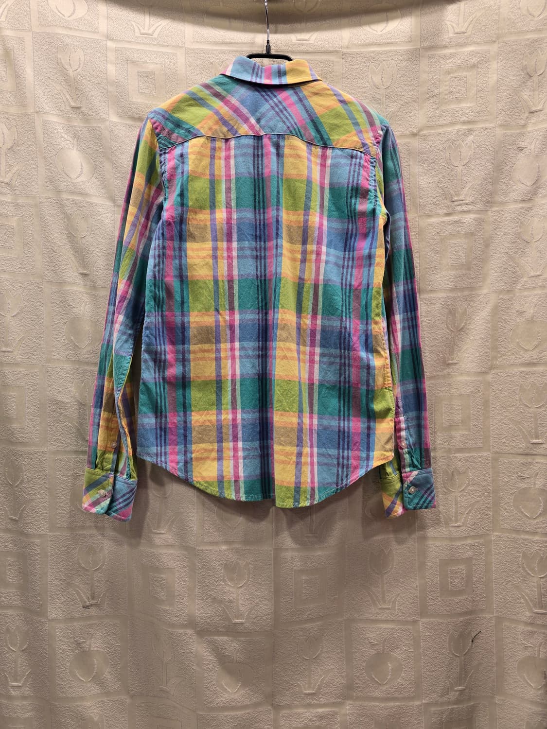 랄프로렌 체크 셔츠 XS (85) 상품이미지6