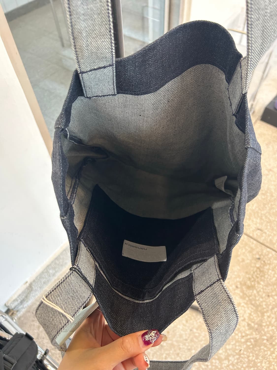 NANAMICA denim bag 상품이미지7