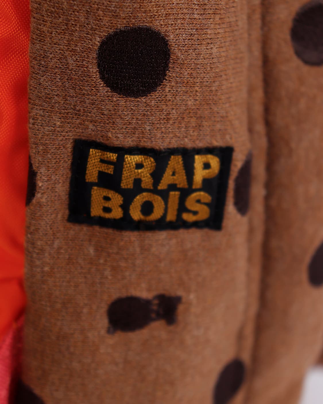 [CHUMS] 브라운 도트 스웻 × 핑크 캔버스 백팩 상품이미지8