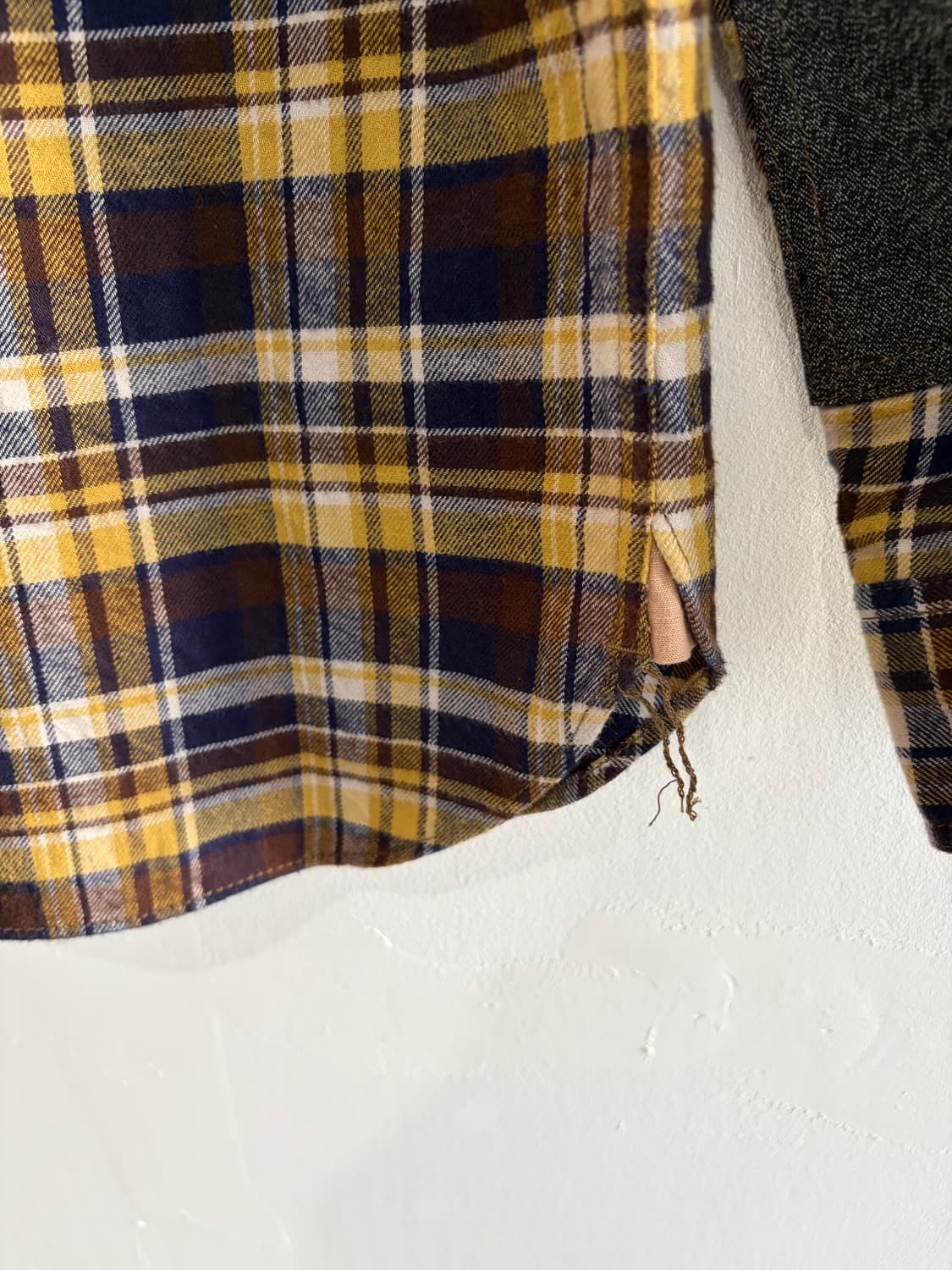 준야 와타나베 패치드 체크셔츠 상품이미지5