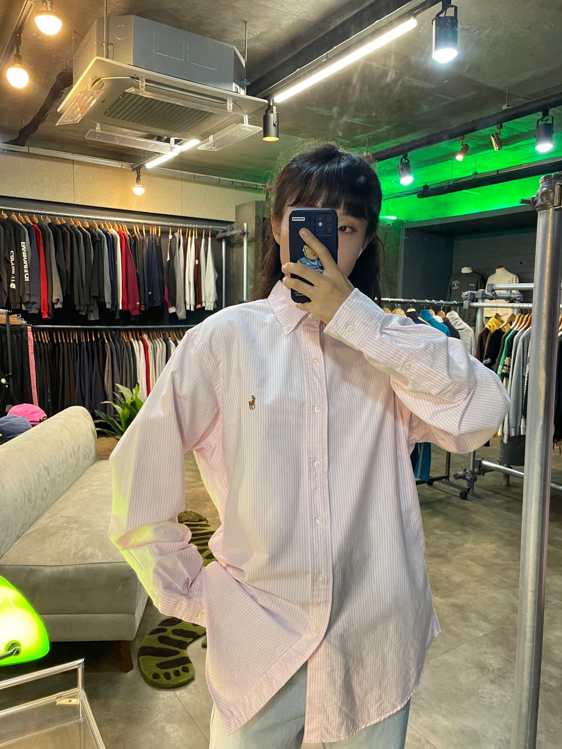 폴로 랄프로렌 스트라이프 셔츠 커스텀핏 상품이미지1