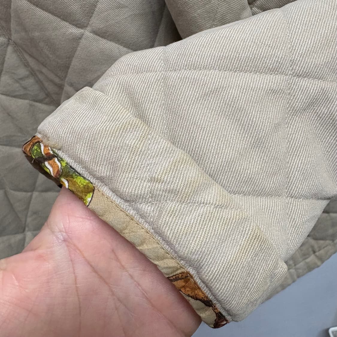 PAPAS 파파스 코듀로이 퀼팅 자켓 L 상품이미지8