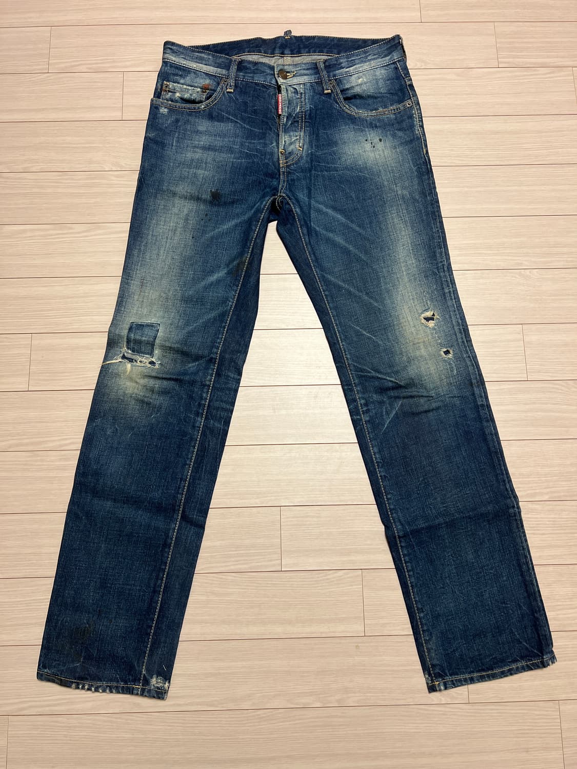 디스퀘어드 야구진2 워싱 데님 팬츠 / 46 (정품)  상품이미지1