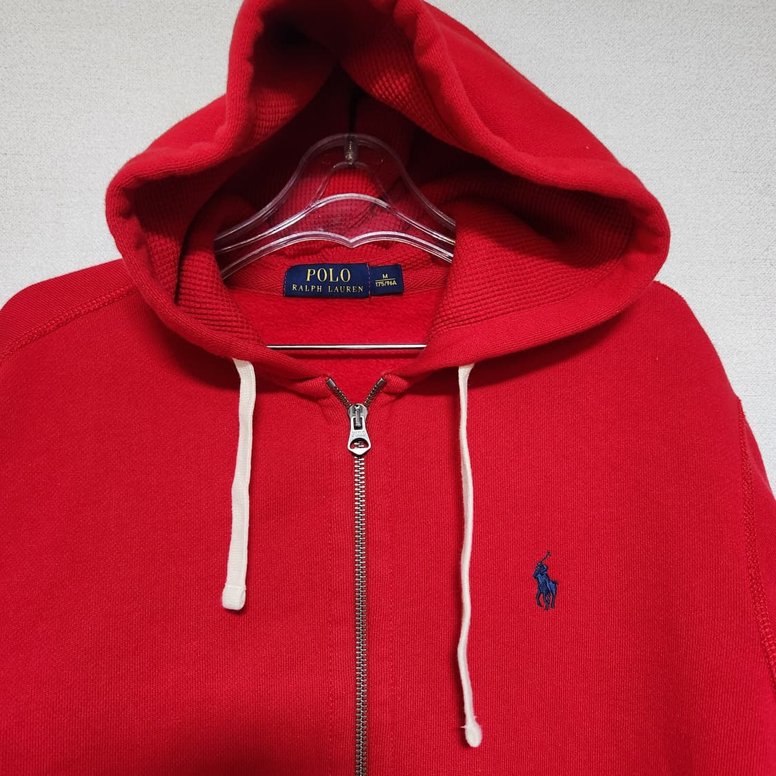 폴로랄프로렌 기모 후드 집업 M 상품이미지3